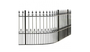 Biegen eines Zaunelements 2