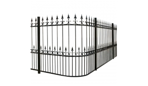 Biegen eines Zaunelements